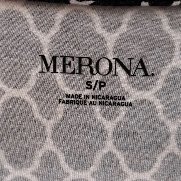 Black and White Merona Small Shirt - Picture 2 of 2